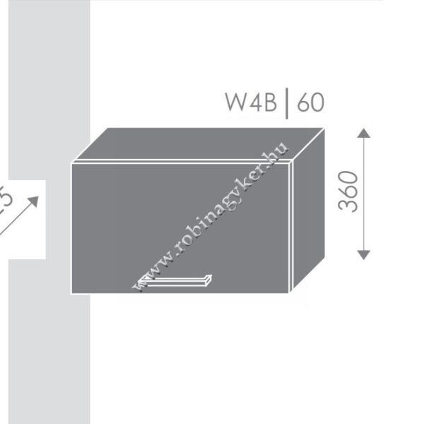 ROZI W4B/60_KONYHABÚTOR
