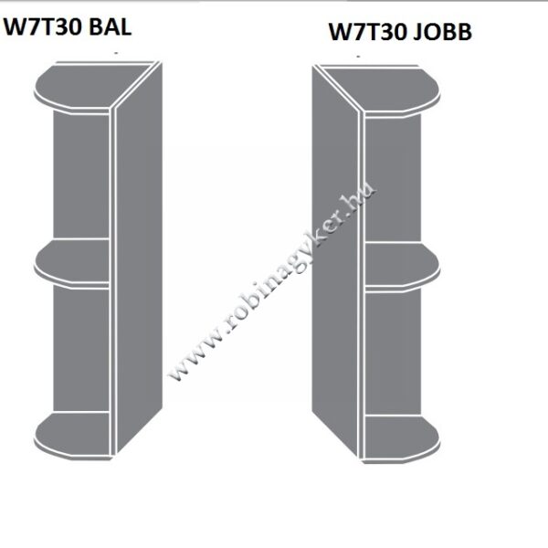 ROZI W7L/30_Nyitott_Jobbos_KONYHABÚTOR