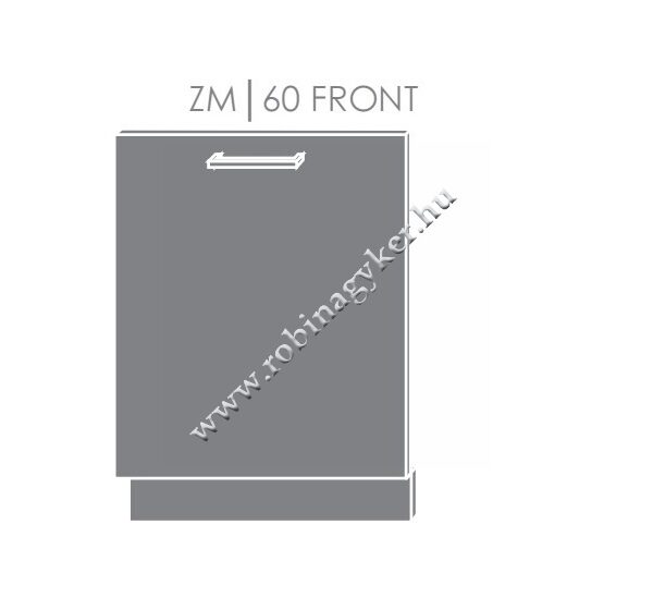 ROZI ZM 60_Mosogatógép előlap_KONYHABÚTOR