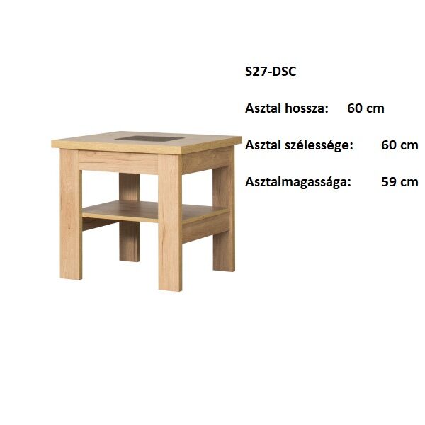 S27-DSC DOHÁNYZÓ ASZTAL BÚTOR
