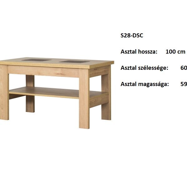 S28-DSC DOHÁNYZÓ ASZTAL BÚTOR