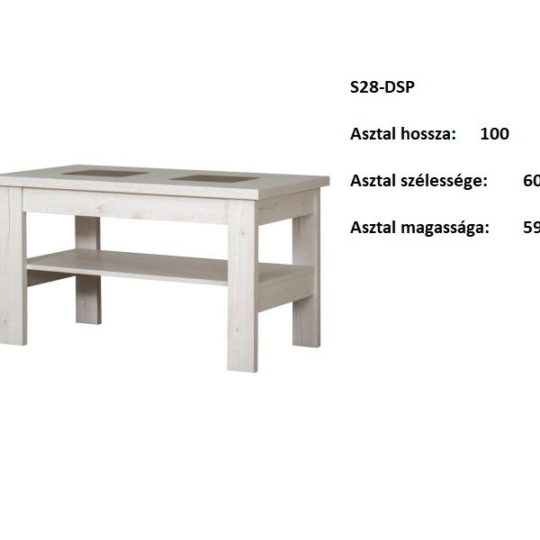 S28-DSP DOHÁNYZÓ ASZTAL BÚTOR