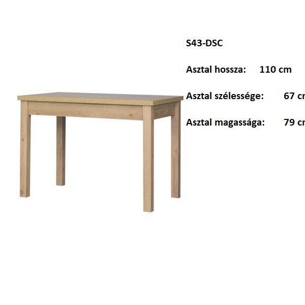 S43-DSC  Étkező Asztal -BÚTOR