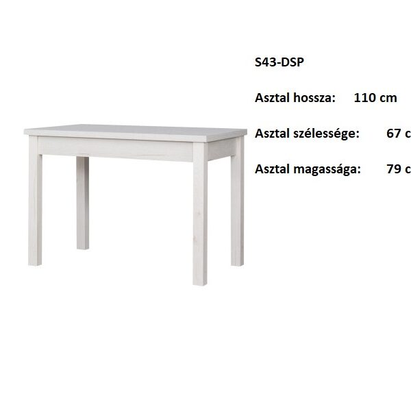 S43-DSP  Étkező Asztal -BÚTOR