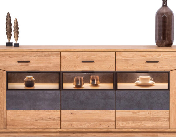 SANGERO SAN.012.03 Tálaló komód tömörfa bútor -BÚTOR