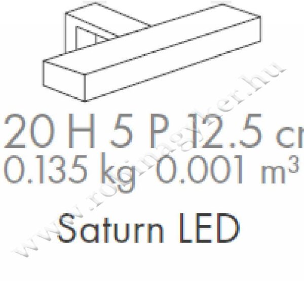 SATURN LED LÁMPA Fürdőszoba bútor