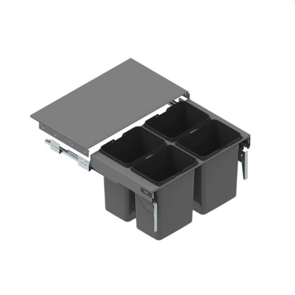 WE28.4043.01.924  *SEGREGO 80-425 Beépíthető szelektív kuka 4x20L