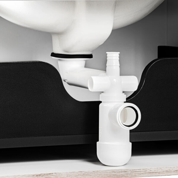 SYFON PRELOC 400 Chromozott lefolyó dugóval