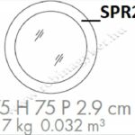 SPR201 LED Tükör Fürdőszoba bútor