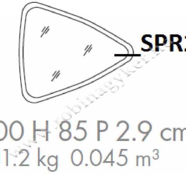 SPR202 LED Tükör Fürdőszoba bútor
