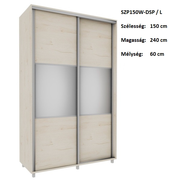 SZP150W-DSP/L GARDRÓB-Bútor