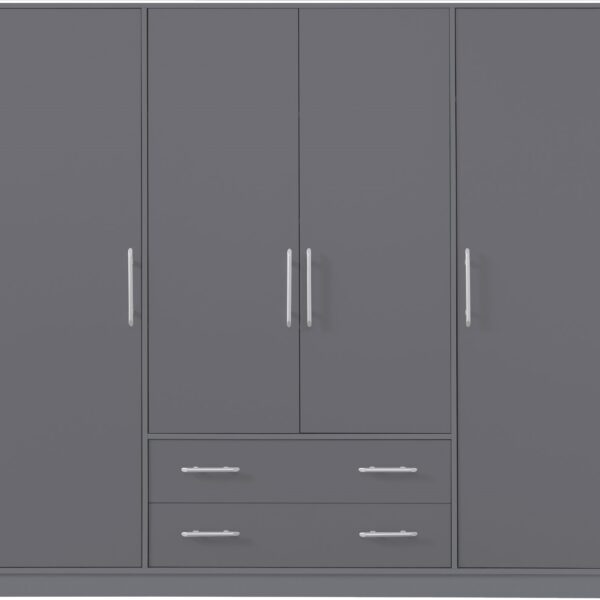 SMART ANTRACYT MATT SR1 GARDRÓB ELEM-Bútor