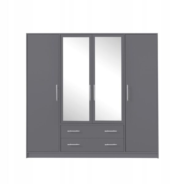 SMART ANTRACYT MATT SR1L TÜKRÖS GARDRÓB ELEM-Bútor