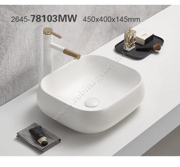 UN NIKA MW 45-ös Kerámia Mosdó  -Bútor