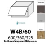 BRERRA MAGASFÉNYŰ 1-ajtós FELSŐ szekrény 60 cm  (W4b 60)_konyhabútor