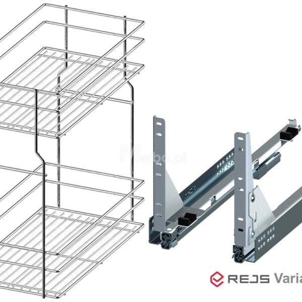 WE29.0006.01.062   40-es Cargo kosár CHROM EFFECT(D1D40,DE40)