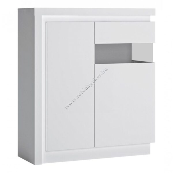 .LYON FEHÉR LYOV04P VITRINES SZEKRÉNY-Bútor