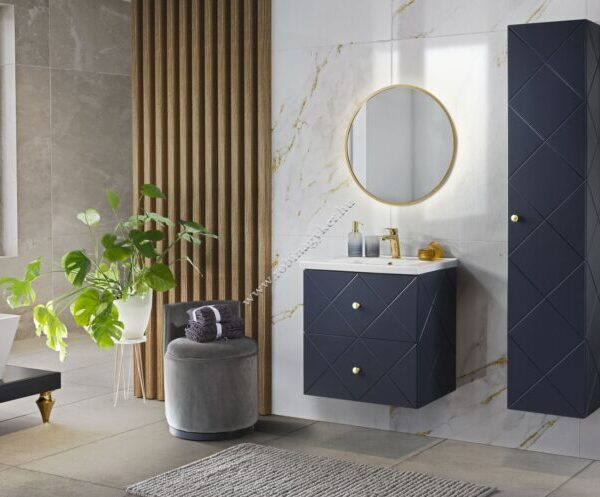 .ELEGANCE BLUE 60-as Fürdőszoba bútor komplett. Mosdóval