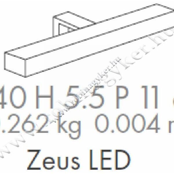 ZEUS LED LÁMPA Fürdőszoba bútor