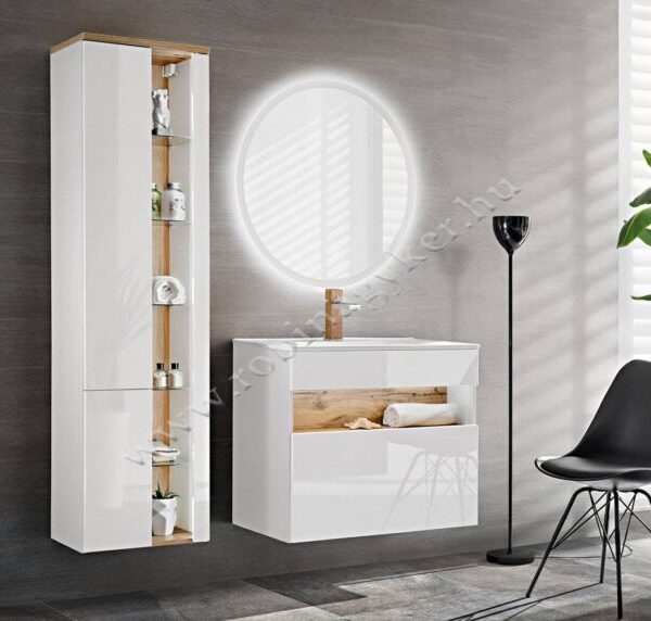 .BAHAMA WHITE 60 Fürdőszoba bútor kpl. mosdóval-Bútor