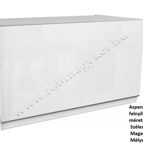 ASPEN ELEMES KONYHABÚTOR FEHÉR MAGASFÉNYŰ Felső elem G60KN konyhabútor