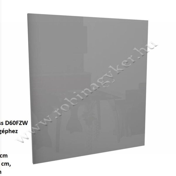 ASPEN GREY MAGASFÉNYŰ elemes konyhabútor MOSOGATÓGÉP ELŐLAP INTEGRÁLT 60CM D60FZW