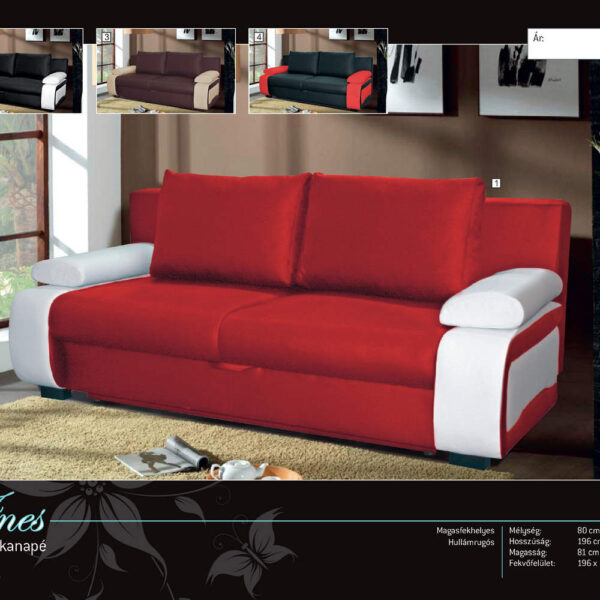 INES ÁGYAZHATÓ KANAPÉ - BÚTOR