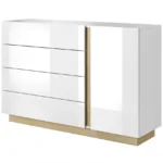 ARCO BIALY Komód 138 D4S Bútor