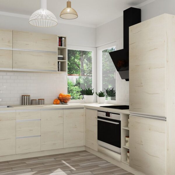 .MONIA 265x250cm-es KONYHABÚTOR ÖSSZEÁLLÍTÁS DAB SOMA PERLOWY -konyhabútor