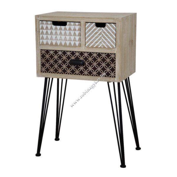 VINTAGE LOANO KONZOL ASZTALKA LO021-BÚTOR