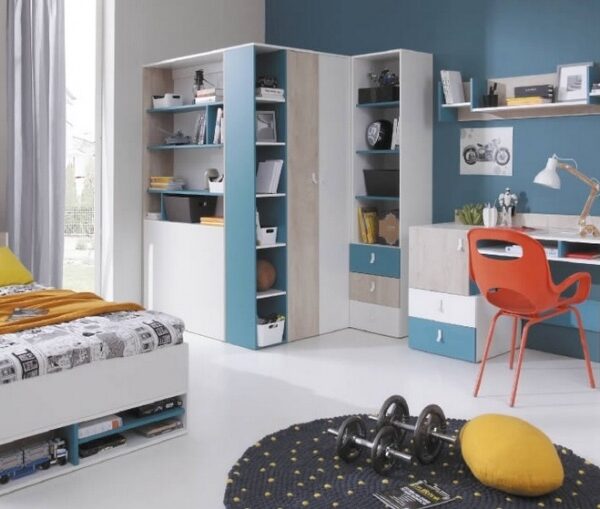 .PLANET SYSTEM "B" -ELEMES IFJÚSÁGI SZEKRÉNYSOR- Bútor