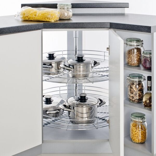 WE08.0114.01.549 Forgó Cargo kosár SILVER EFFECT(D12R90)