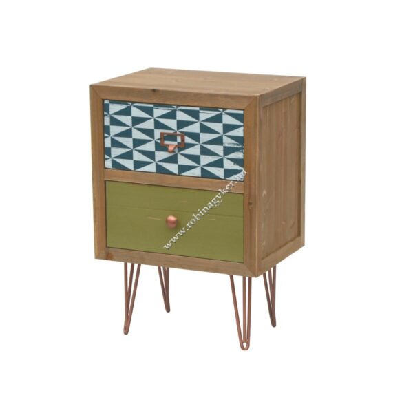 VINTAGE PORTOFINO F001 2 FIÓKOS SZEKRÉNYKE-BÚTOR