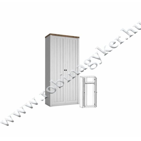 .PROVANSJA SYSTEM S2D 2 AJTÓS SZEKRÉNY - Bútor