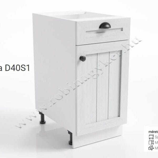 PROWANSJA ALSÓ KONYHABÚTOR ELEM D40S1P-konyhabútor
