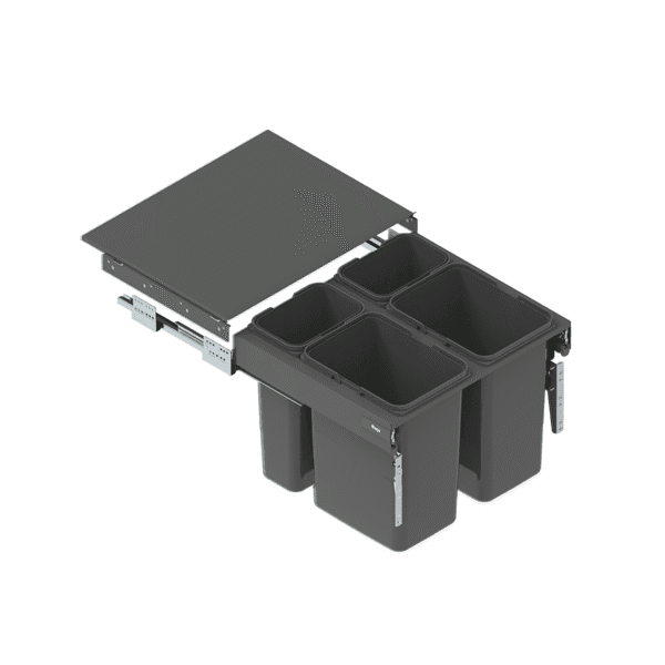 WE28.4039.01.924  *SEGREGO 60-425 Beépíthető szelektív kuka 2x9L+2x20L