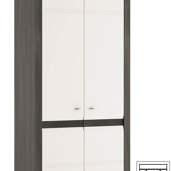 SEVILLA TYP 20 2AJTÓS SZEKRÉNY-Bútor