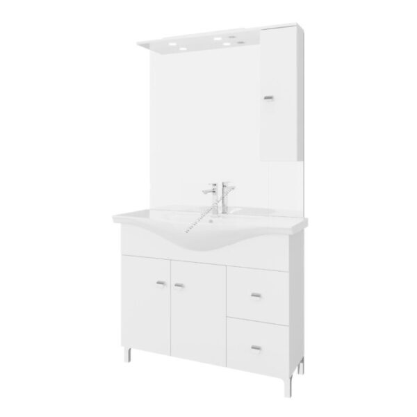 SMART 106-OS ART.864+812LED/DR kpl.Fürdőszoba bútor