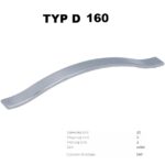 TYP D -160 CHROM FOGANTYÚ-Konyhabútor