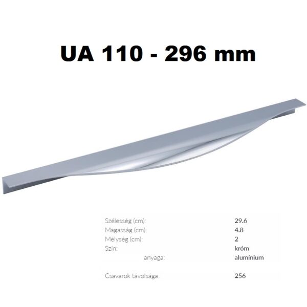 UA110 CHROM FOGANTYÚ-Konyhabútor