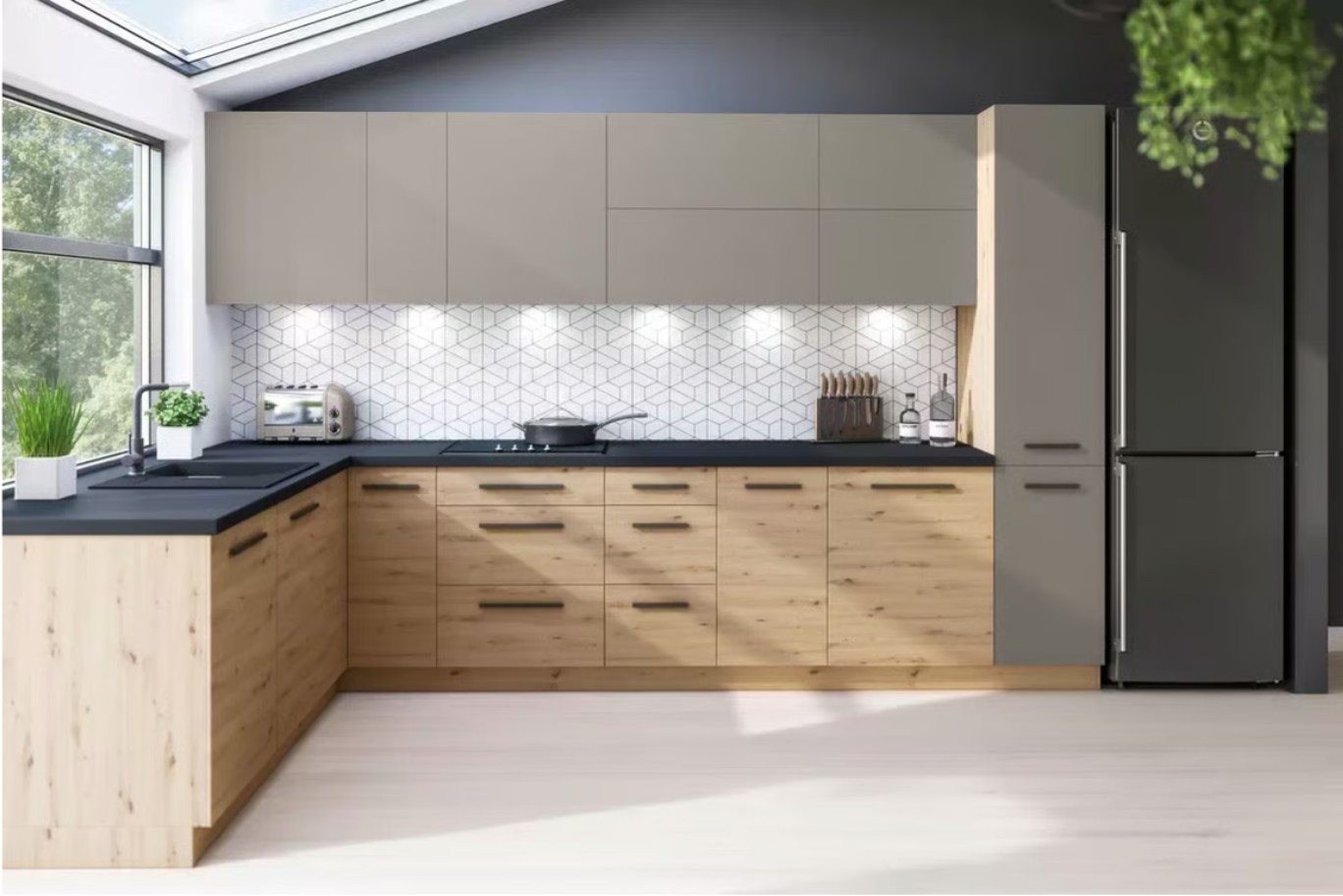 Langen matt frontos elemes konyhabútor