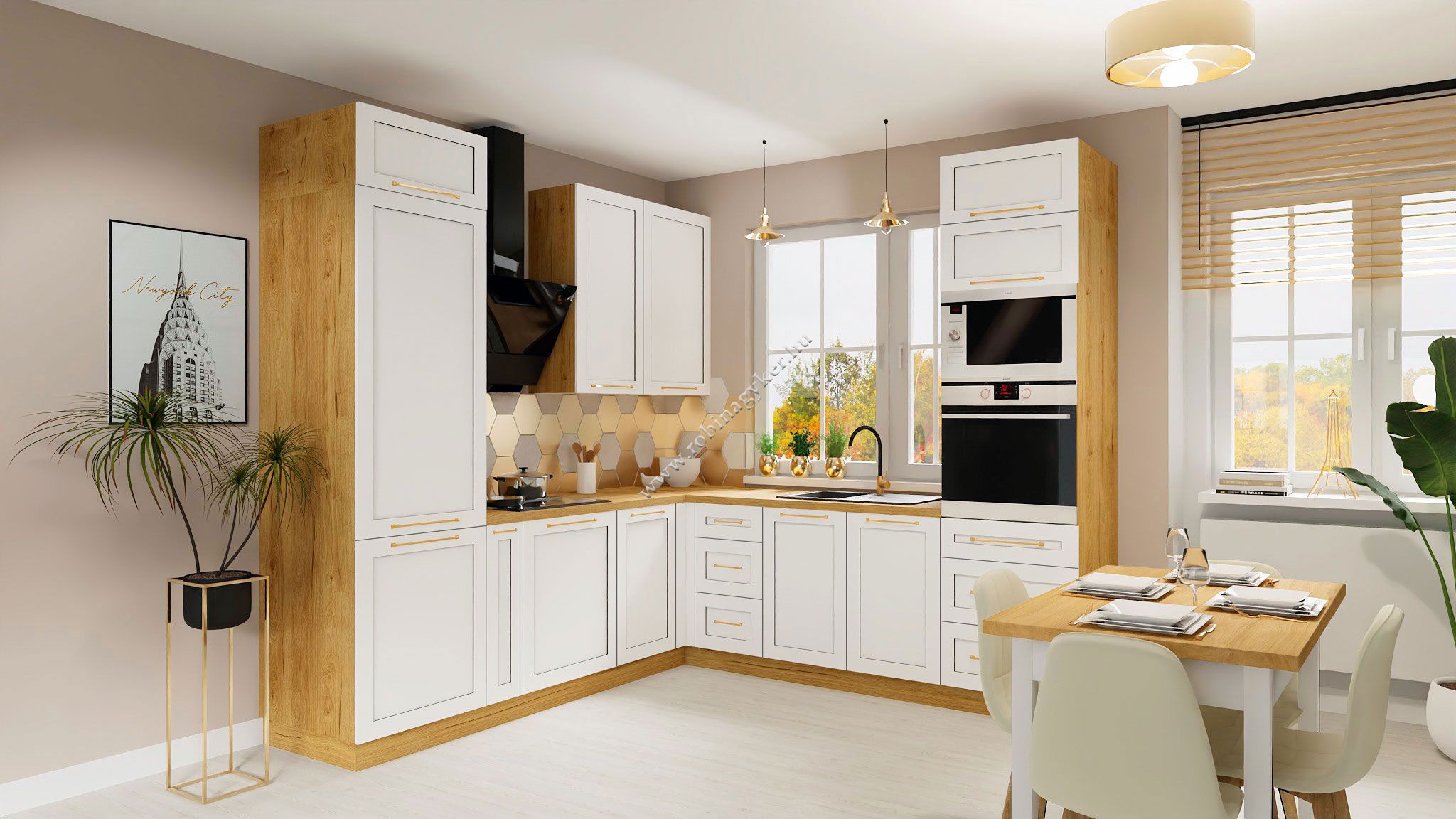 Laurencja matt frontos elemes konyhabútor