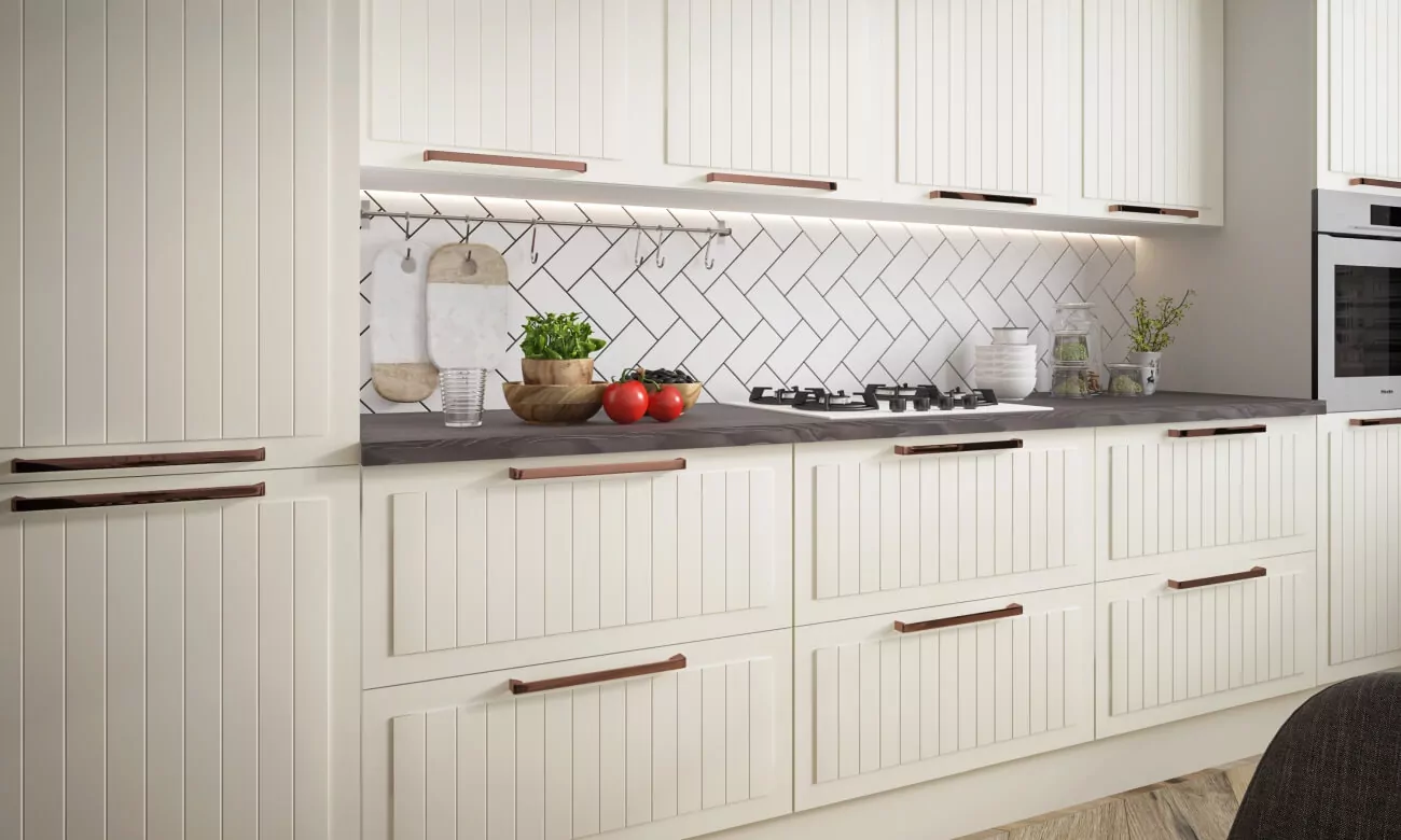 Livorno matt festett frontos elemes konyhabútor