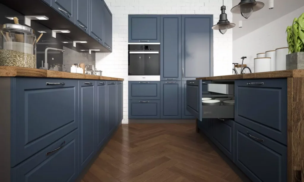 Pescara matt festett frontos elemes konyhabútor