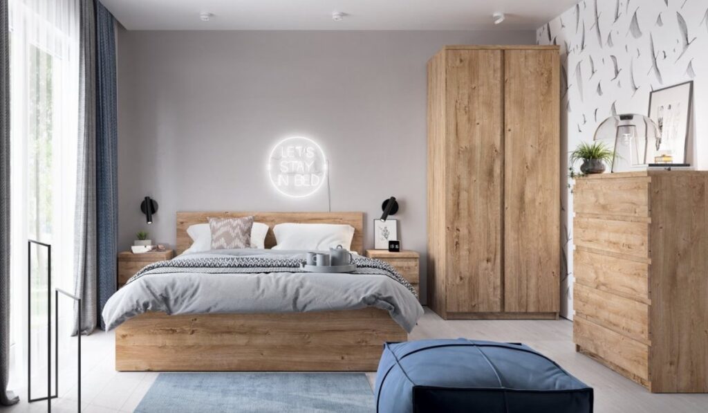 FRIBO hálószoba bútor skandináv stílusban hálószoba bútor termékcsaládok