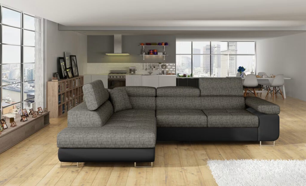 Anton sarokgarnitúra modern nappaliban