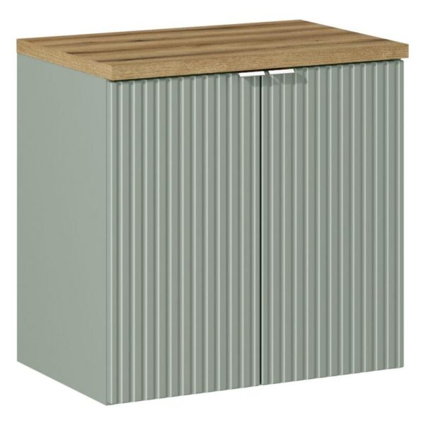 .LINE REED GREEN komplett fürdőszoba bútor szett 60 cm munkalappal