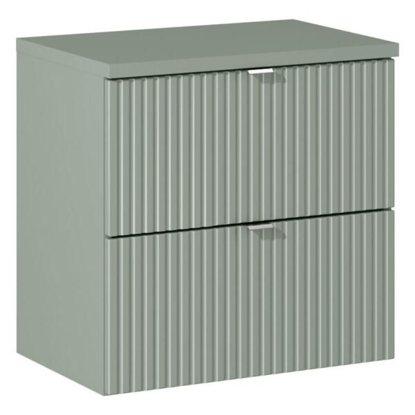 .LINE REED GREEN komplett fürdőszoba bútor szett 60 cm munkalappal