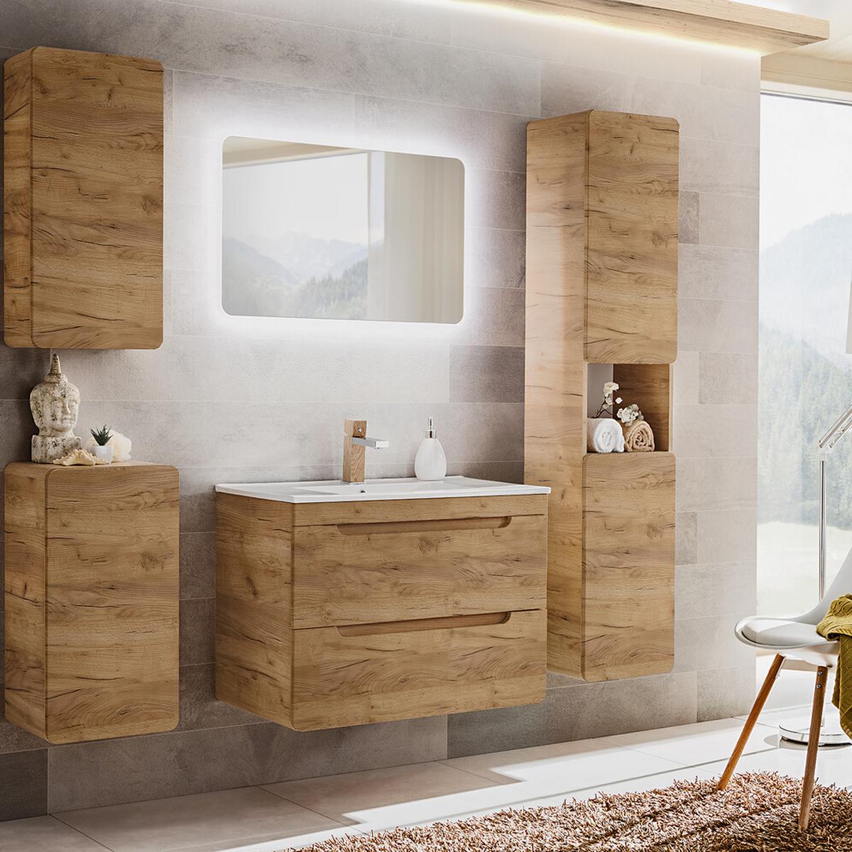 ARUBA Craft fürdőszoba bútor – LED tükörrel