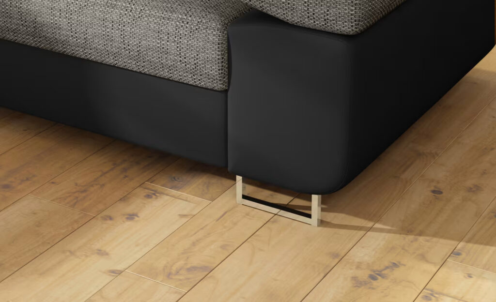 Anton sarokgarnitúra fémláb közelről